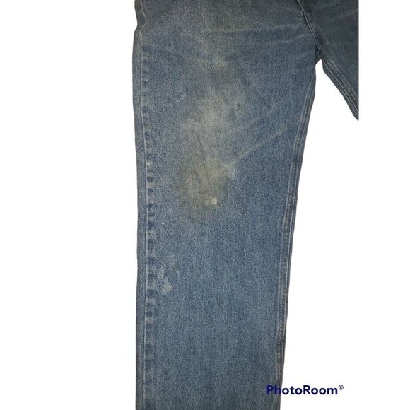 Men's Vintage CARHARTT Jeans 90's Relaxed Fit 44X32 Mexico Workwear Construction - Picture 7 of 8